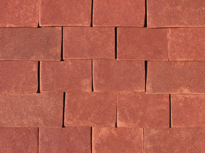 Red Antique roof tiles photo