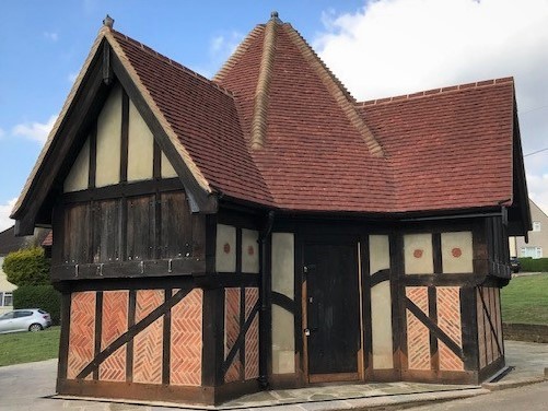 Tudor Roof Tiles on barnet physic well