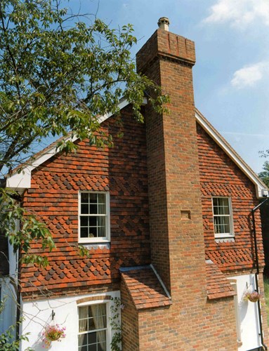 clay tile hanging