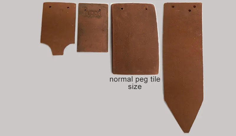 Bespoke handmade clay tiles, example 10