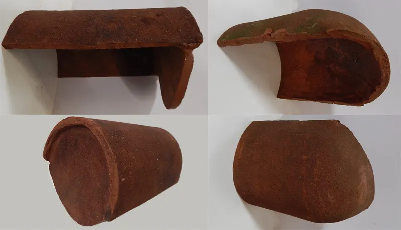 Bespoke handmade clay tiles, example 5