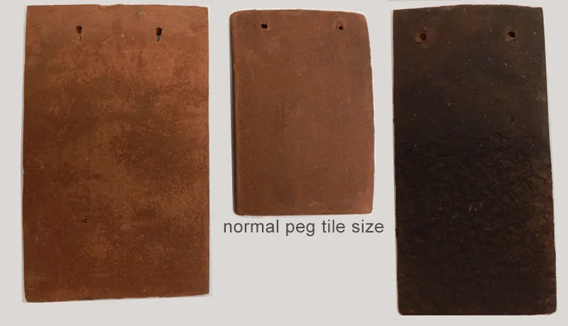 Bespoke handmade clay tiles, example 6