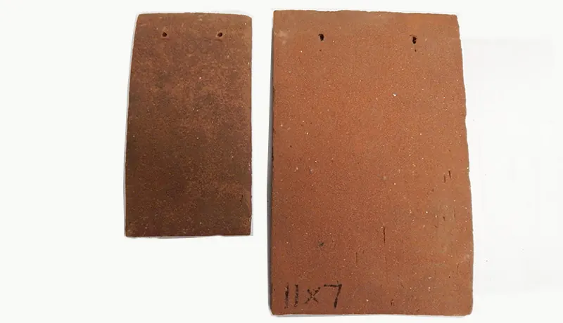 Bespoke handmade clay tiles, example 7