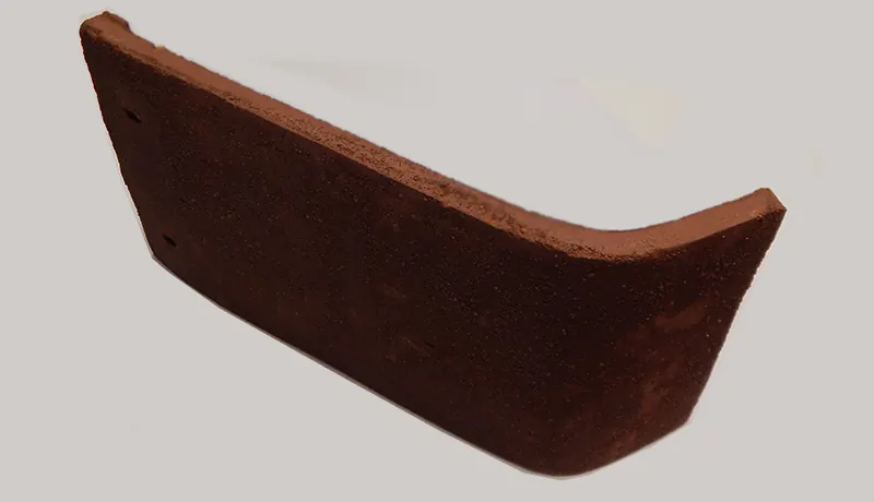 Bespoke handmade clay tiles, example 9