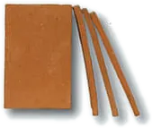 Handmade clay creasing tiles