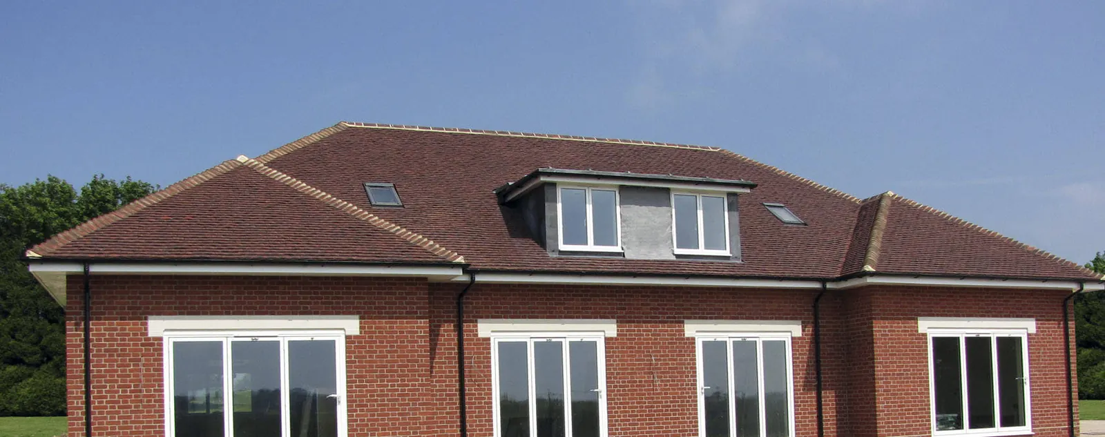 New house roofed in Jubilee tiles