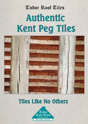 Authentic Kent peg tiles leaflet cover