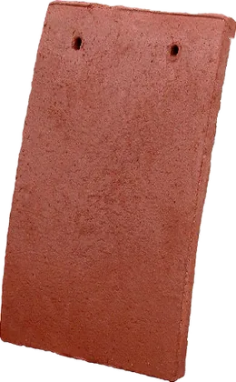 Natural Clay handmade clay tiles laid on a sample panel